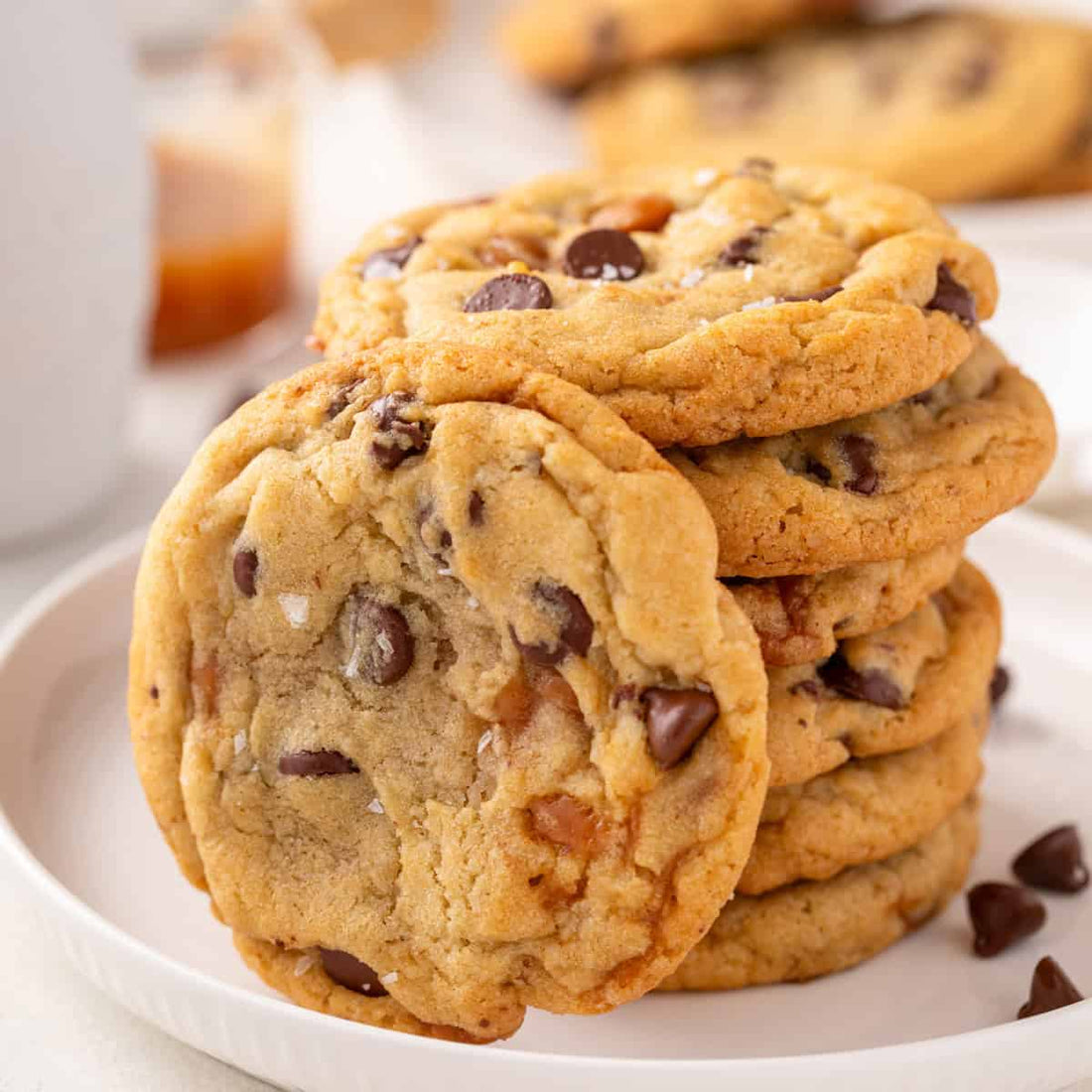 Salted Caramel Chocolate Chip Cookies: The Perfect Sweet & Salty Cookie from a Katy, Texas Bakery